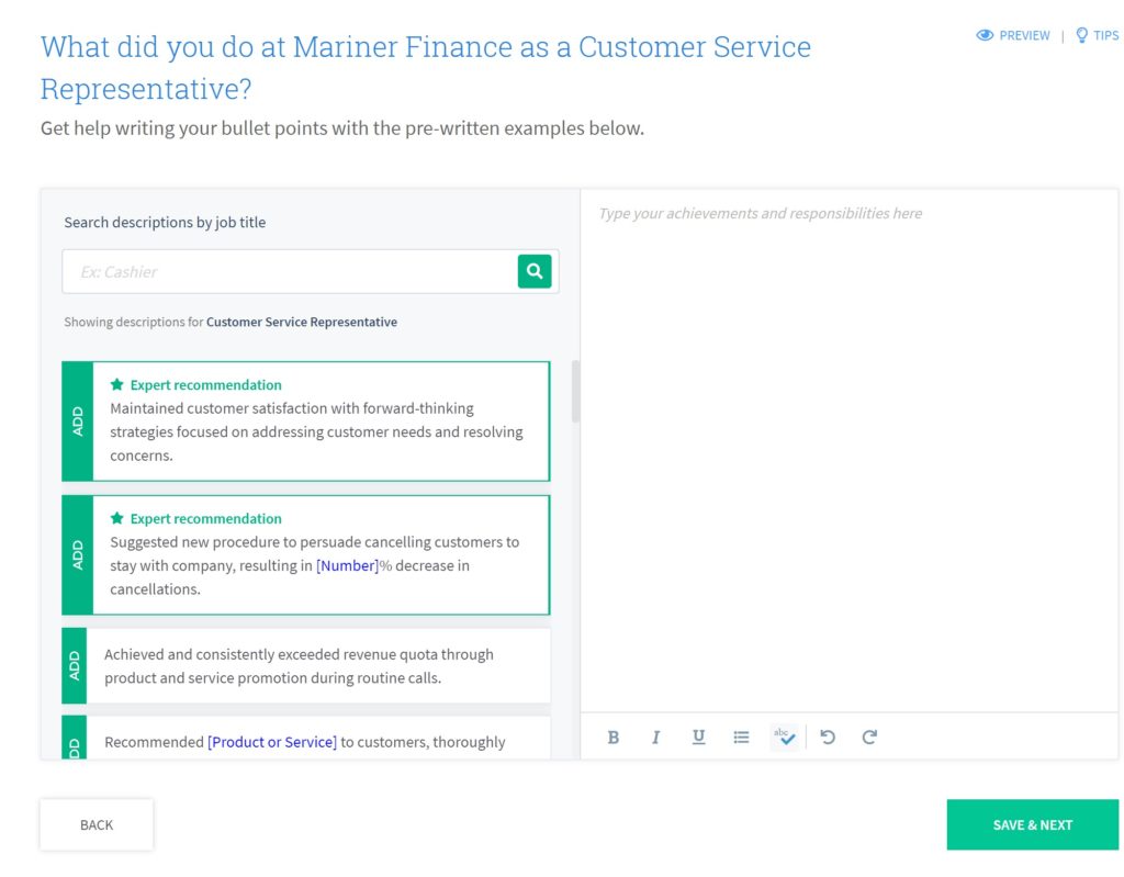 mariner finance job description