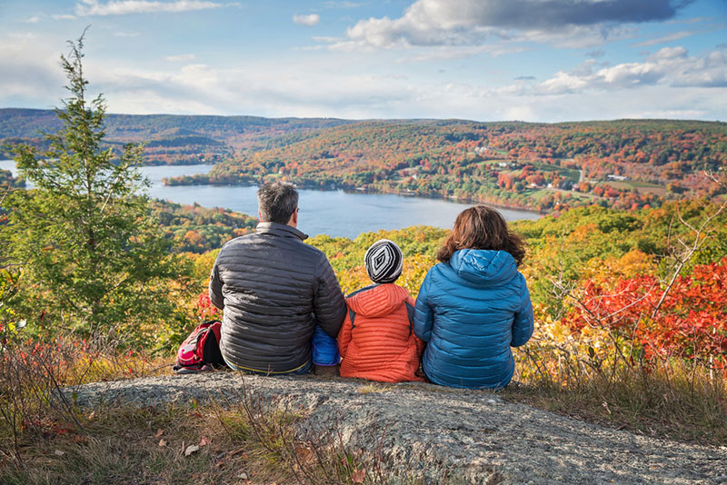 family hike