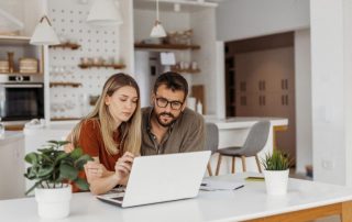 filling out loan app